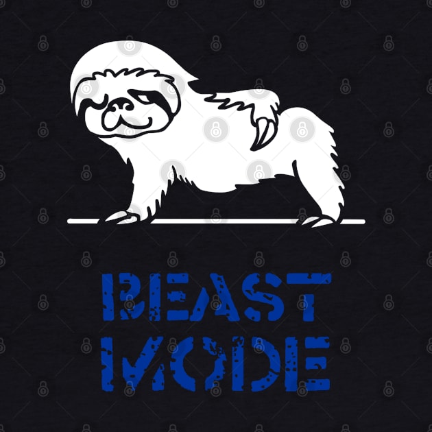 Beast Mode Sloth by huebucket